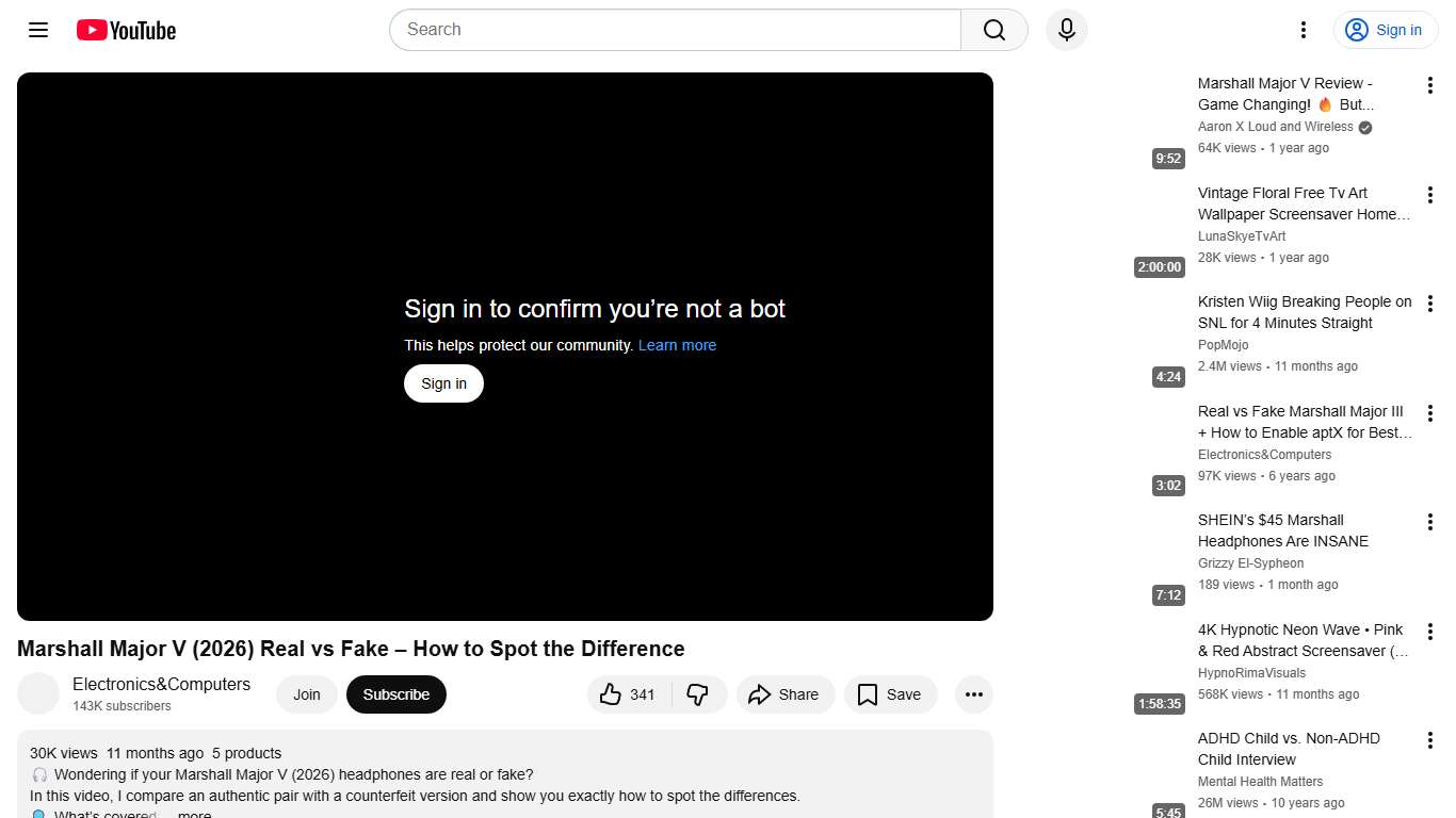 Marshall Major V (2026) Real vs Fake – How to Spot the Difference - YouTube