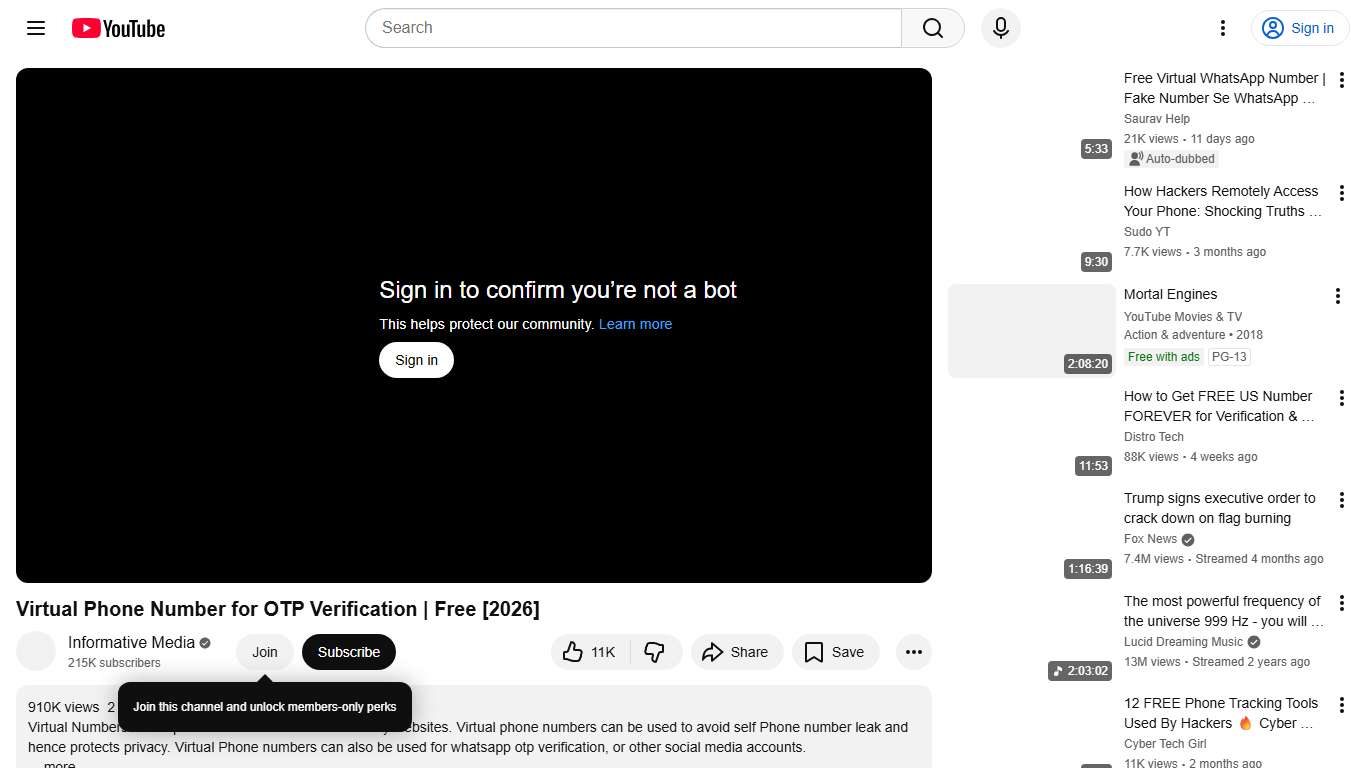 Virtual Phone Number for OTP Verification Free [2026] - YouTube